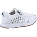 White - Back - Fleet & Foster Womens-Ladies June Suede Trainers