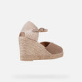 Cyclamen - Back - Geox Womens-Ladies D Gelsa A Leather Sandals