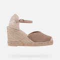 Cyclamen - Side - Geox Womens-Ladies D Gelsa A Leather Sandals