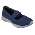 Navy - Front - Skechers Womens-Ladies Seager Simple Things Shoes