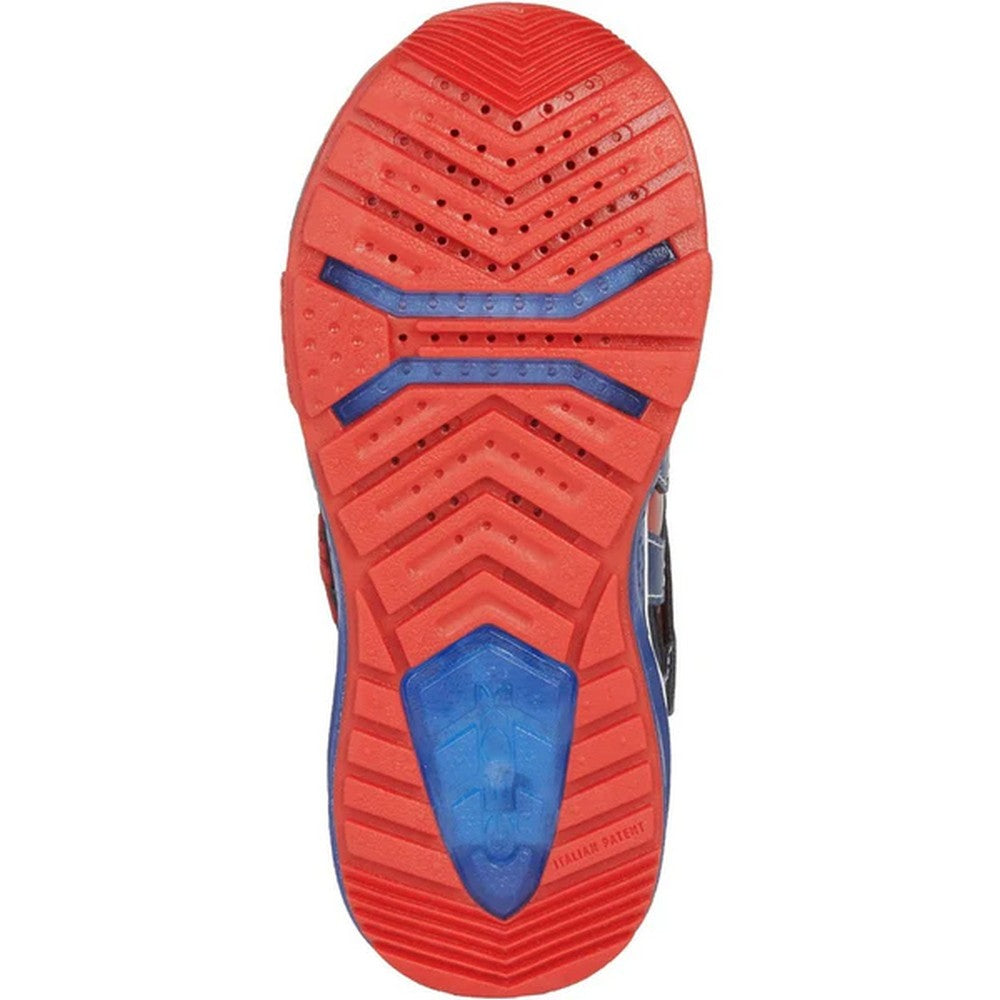 Navy-Royal Blue-Red - Lifestyle - Geox Boys J Bayonyc B Spider-Man Trainers