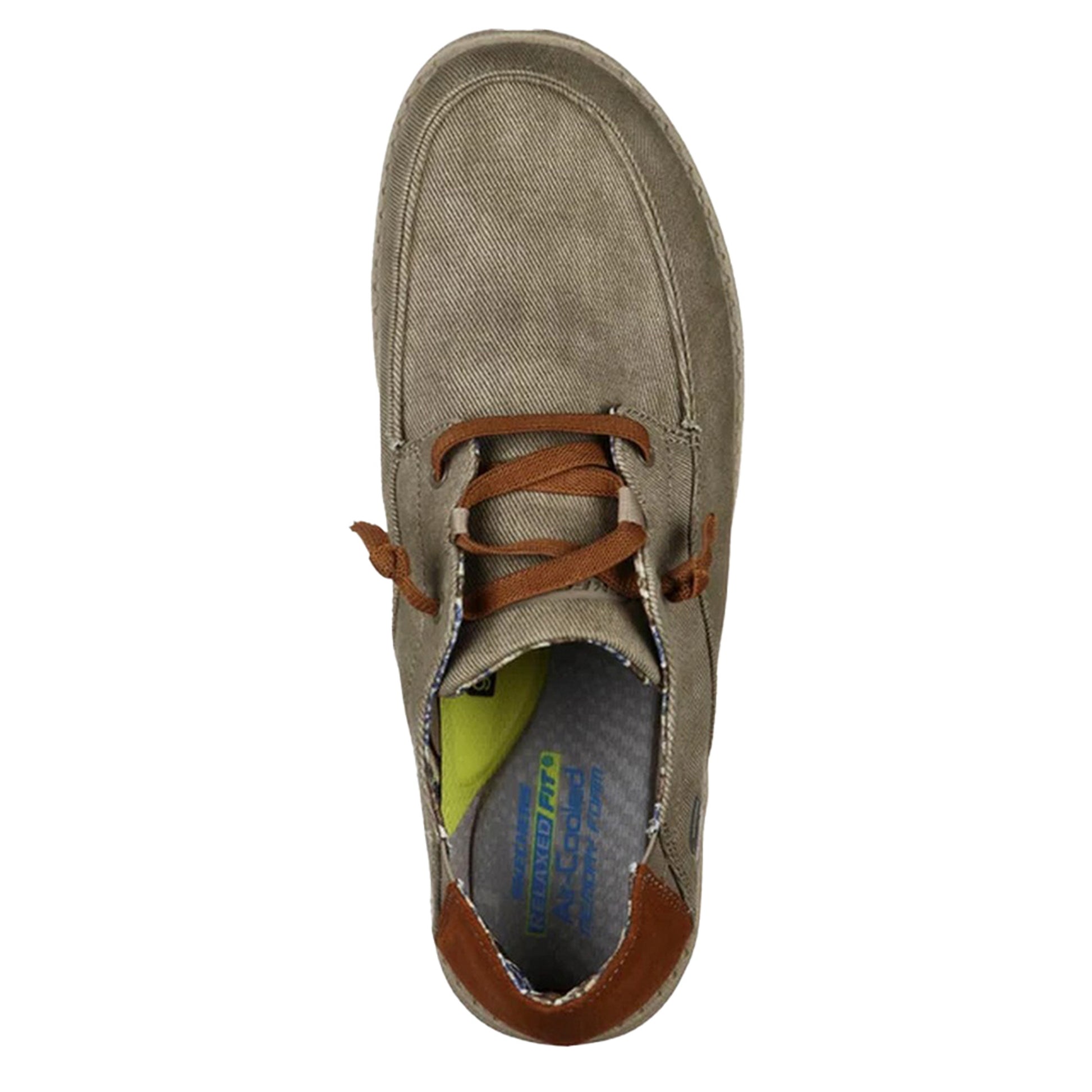 Taupe - Lifestyle - Skechers Mens Melson Planon Suede Casual Shoes