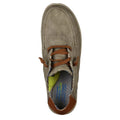Taupe - Lifestyle - Skechers Mens Melson Planon Suede Casual Shoes