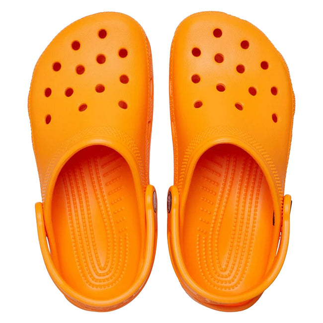 Orange Zing - Pack Shot - Crocs Childrens-Kids Classic Clogs