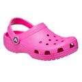 Pink - Front - Crocs Childrens-Kids Classic Clogs
