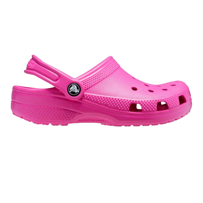 Pink - Back - Crocs Childrens-Kids Classic Clogs