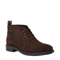Brown - Front - Base London Mens Kilby Suede Ankle Chukka Boots