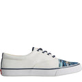 White - Lifestyle - Sperry Mens Striper II CVO Jaws Rawhide Laces Trainers