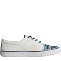 White - Lifestyle - Sperry Mens Striper II CVO Jaws Rawhide Laces Trainers