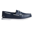 Navy - Back - Sperry Mens Authentic Original 2-Eye Leather Boat Shoes