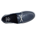 Navy - Pack Shot - Sperry Mens Authentic Original 2-Eye Leather Boat Shoes