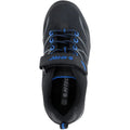 Black-Blue - Back - Hi-Tec Boys Blackout Low Cut Walking Shoes