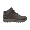 Dark Chocolate Brown - Front - Hi-Tec Mens Altitude VI Leather Walking Boots