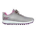Grey-Purple - Back - Skechers Womens-Ladies Go Golf Max Swing Golf Shoes