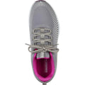 Grey-Purple - Side - Skechers Womens-Ladies Go Golf Max Swing Golf Shoes