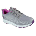 Grey-Purple - Front - Skechers Womens-Ladies Go Golf Max Swing Golf Shoes