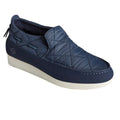 Navy - Front - Sperry Mens Moc Sider Nylon Shoes