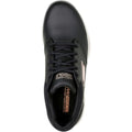 Black-Rose Gold - Side - Skechers Womens-Ladies Go Golf Elite 4 Hyper Leather Golf Shoes