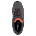 Charcoal-Graphite - Pack Shot - Hi-Tec Mens Bandera II Low Suede Shoes