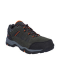 Charcoal-Graphite - Front - Hi-Tec Mens Bandera II Low Suede Shoes