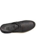Black - Pack Shot - Sperry Mens Plushwave 2.0 Leather Boat Shoes