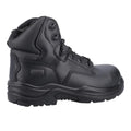Black - Side - Magnum Unisex Adult Responder Grain Leather Boots