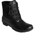Black - Front - Sperry Womens-Ladies Saltwater Seacycled Nylon Boots