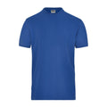 Royal - Front - James and Nicholson Mens Organic Cotton Stretch T-Shirt
