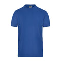 Royal - Front - James and Nicholson Mens Organic Cotton Stretch T-Shirt