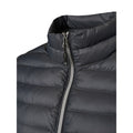 Graphite-Silver - Back - James and Nicholson Womens-Ladies Light Down Jacket