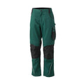 Dark Green-Black - Front - James and Nicholson Mens Workwear Pants