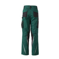Dark Green-Black - Back - James and Nicholson Mens Workwear Pants