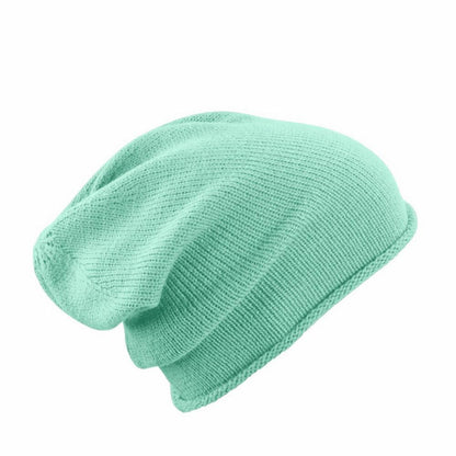 Light Green - Front - Myrtle Beach Adults Unisex Roll-Up Beanie
