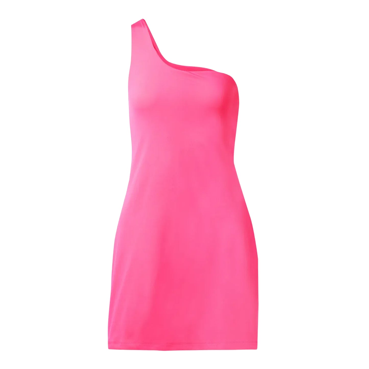 Camellia - Front - Girlfriend Collective Womens-Ladies Bianca One Shoulder Dress