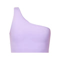 Bougainvillea - Front - Girlfriend Collective Womens-Ladies Bianca One Shoulder Sports Bra