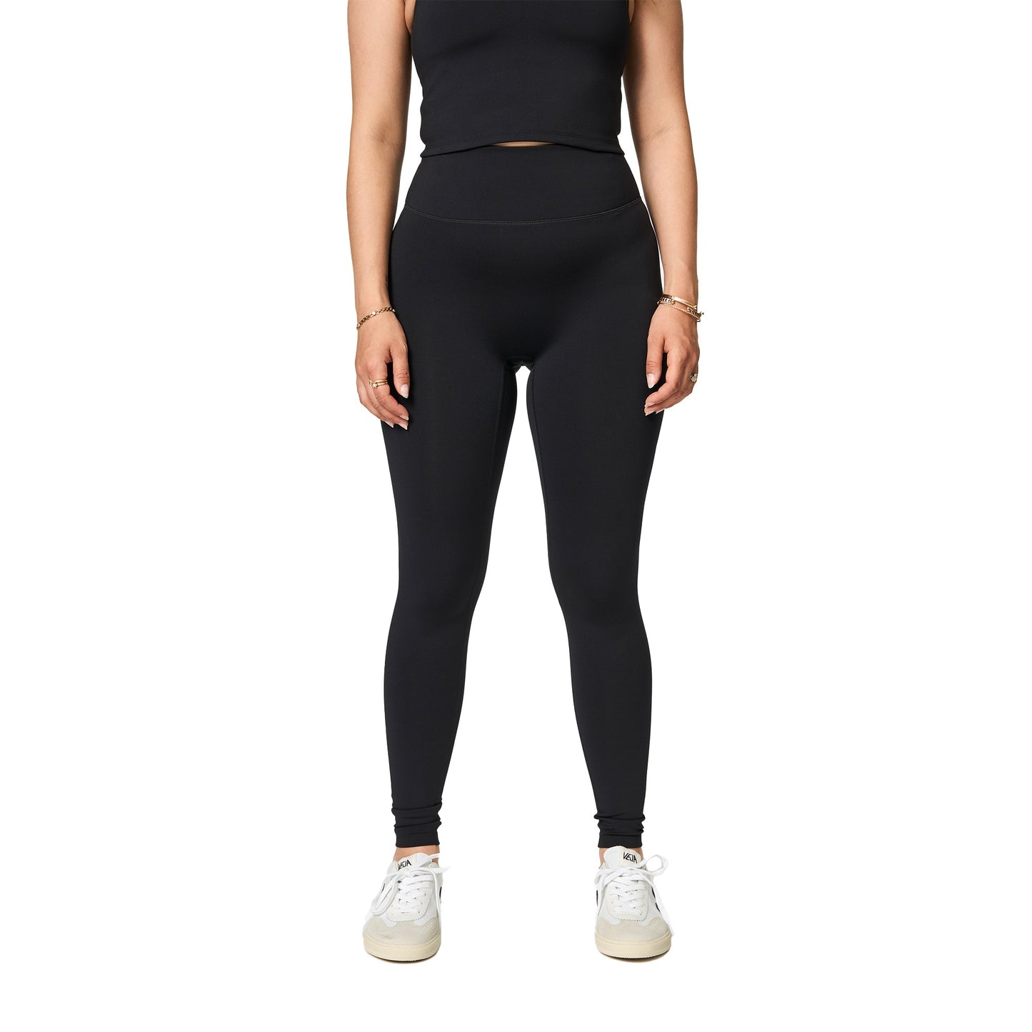 Black - Lifestyle - Girlfriend Collective Womens-Ladies Luxe Long Leggings