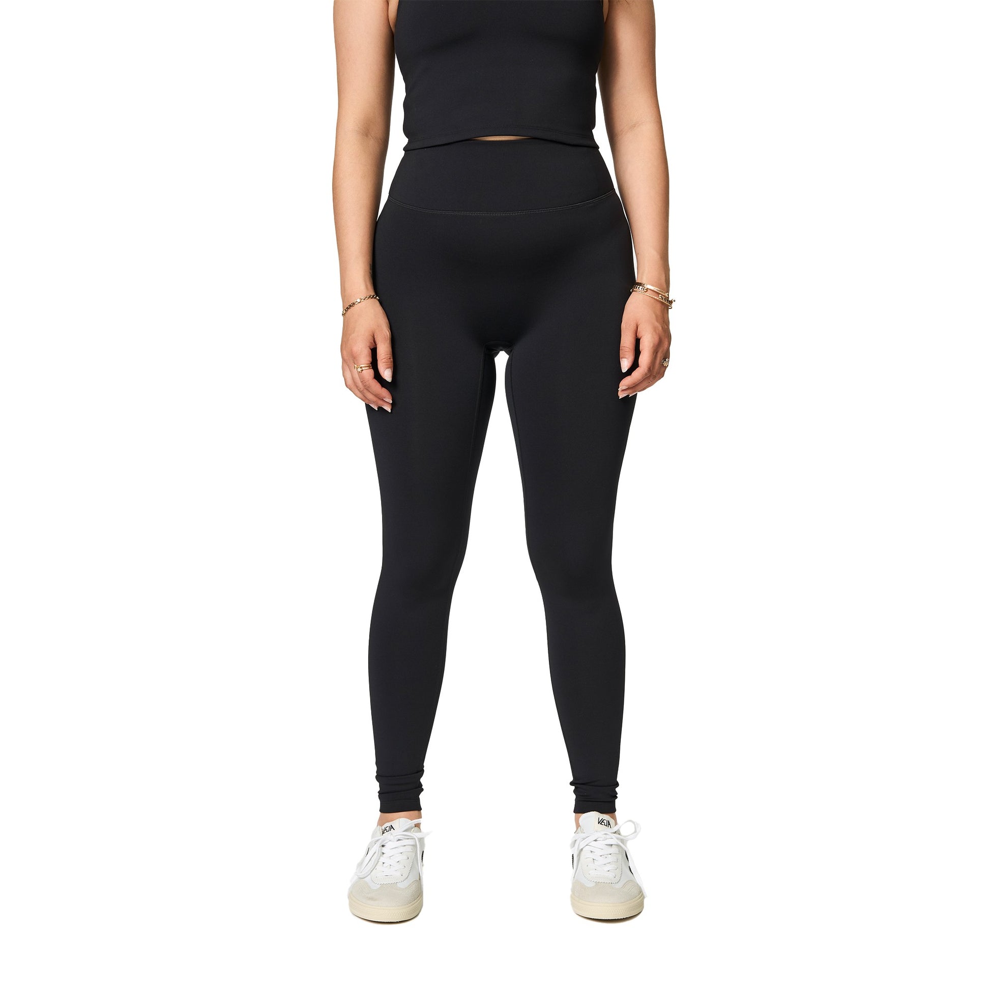 Black - Lifestyle - Girlfriend Collective Womens-Ladies Luxe Long Leggings