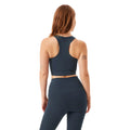 Midnight - Back - Girlfriend Collective Womens-Ladies Paloma Racerback Bra