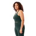 Moss - Side - Girlfriend Collective Womens-Ladies Paloma Racerback Bra