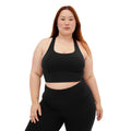 Black - Side - Girlfriend Collective Womens-Ladies Paloma Racerback Bra