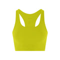 Chartreuse - Front - Girlfriend Collective Womens-Ladies Paloma Racerback Bra