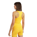 Golden Glow - Side - Girlfriend Collective Womens-Ladies Paloma Racerback Bra