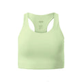 Green Tea - Front - Girlfriend Collective Womens-Ladies Paloma Racerback Bra