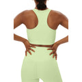 Green Tea - Side - Girlfriend Collective Womens-Ladies Paloma Racerback Bra