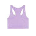 Lilac - Back - Girlfriend Collective Womens-Ladies Paloma Racerback Bra