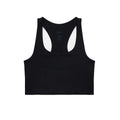 Black - Front - Girlfriend Collective Womens-Ladies Paloma Racerback Bra
