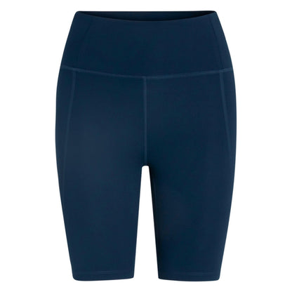 Midnight - Front - Girlfriend Collective Womens-Ladies Compressive High Rise Cycling Shorts