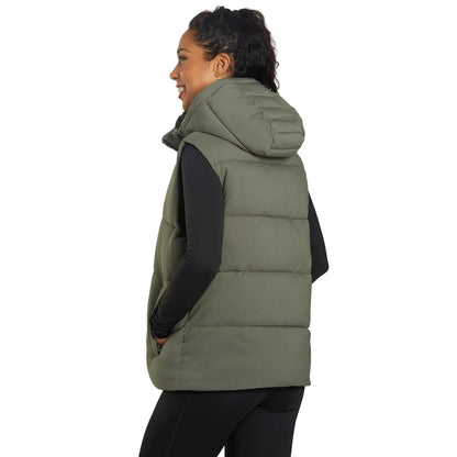 Thyme Green - Back - Girlfriend Collective Womens-Ladies Gilet
