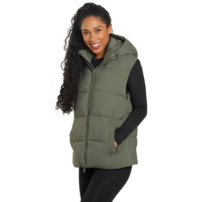 Thyme Green - Side - Girlfriend Collective Womens-Ladies Gilet