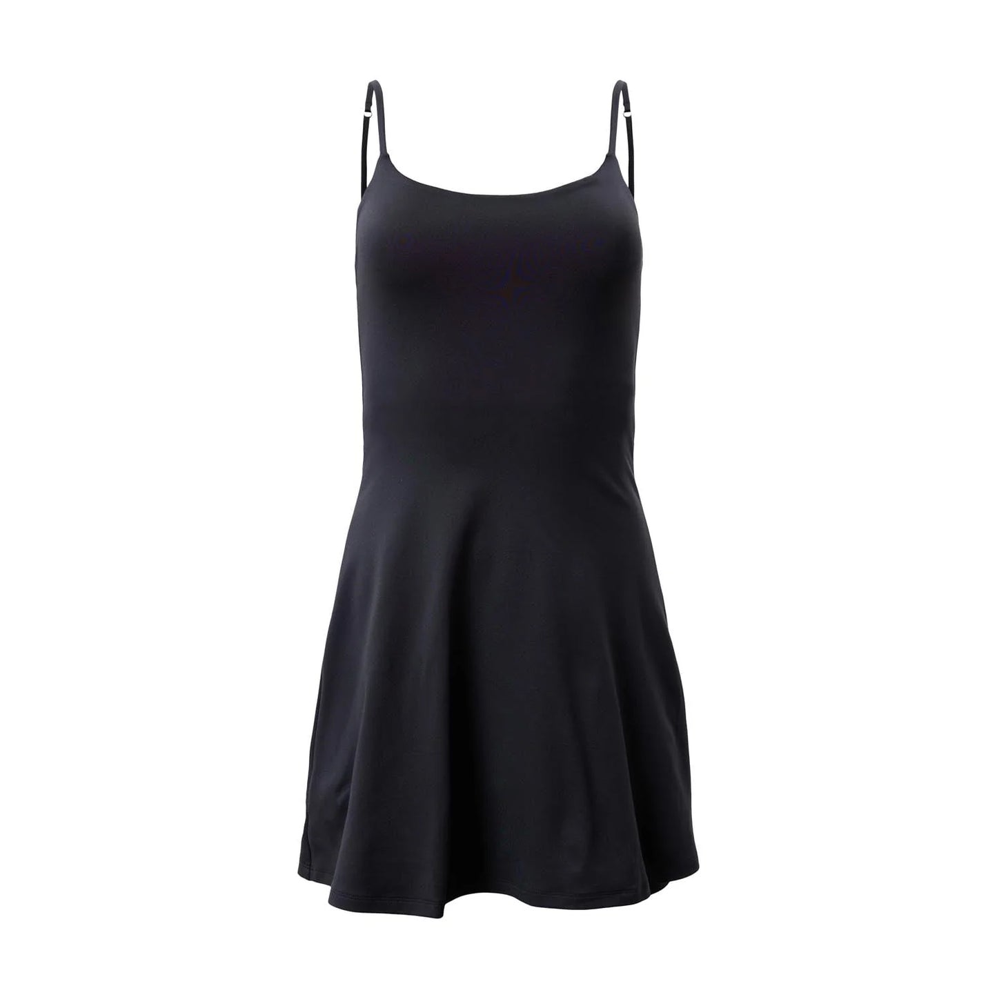Black - Front - Girlfriend Collective Womens-Ladies Float Juliet Strappy Dress